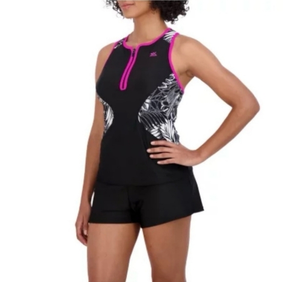 ZeroXposure  Ladies Scuba Tankini Swimsuit Brand New With Tag Size Large Set - Picture 1 of 7
